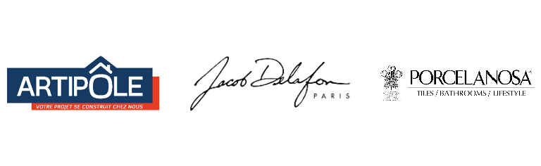 Partenaires et fournisseurs d'ALLO LAURENT : Artipole - Jacob Delafon - Porcelanosa